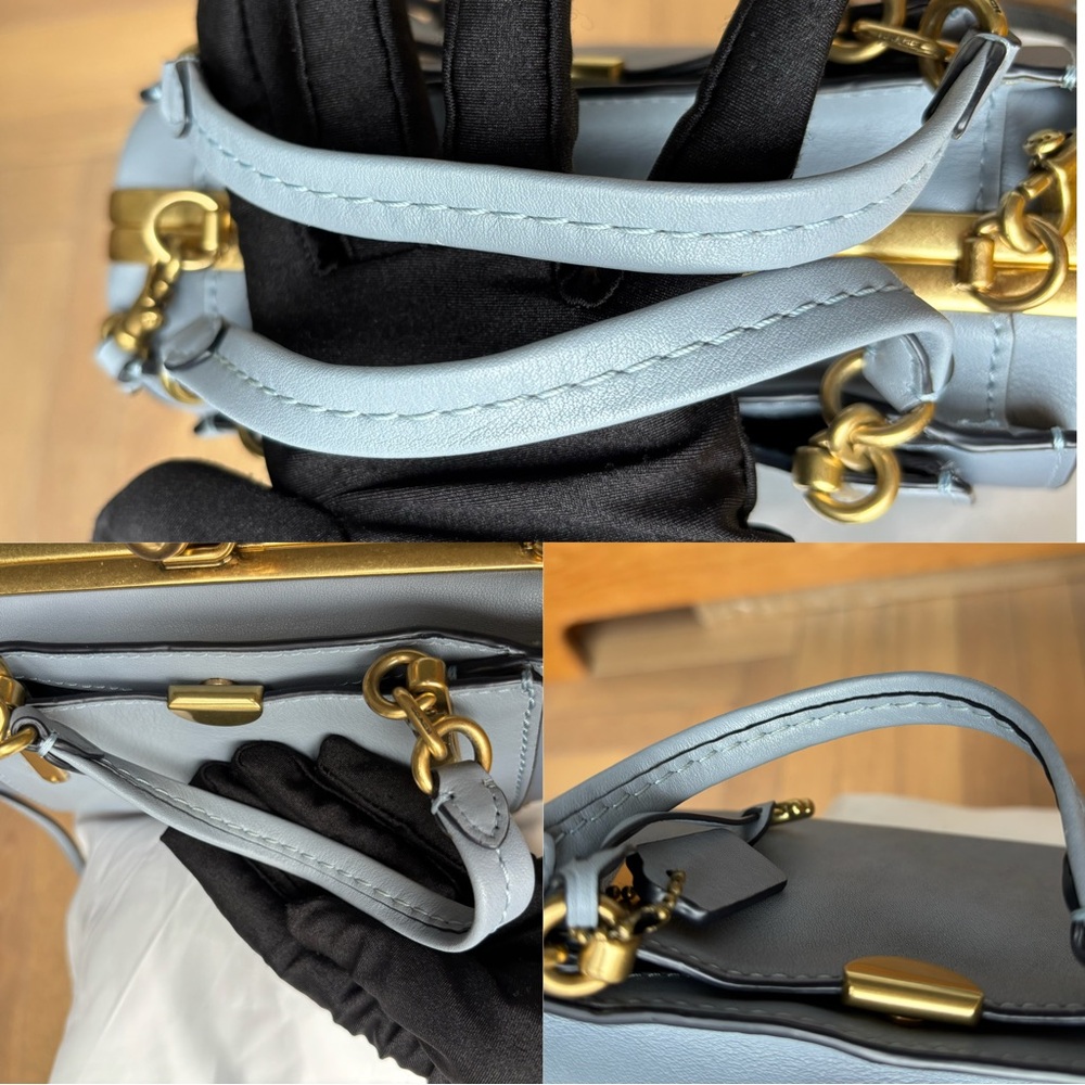 COACH Kisslock Dreamer 21 Bag Baby Blue - Picture 13 of 15